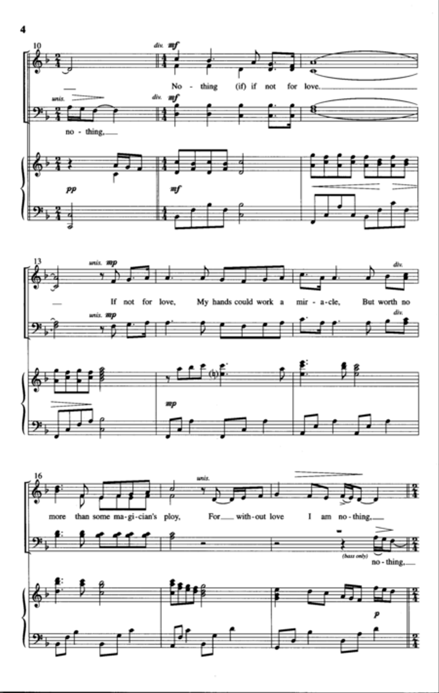 The Greatest of These 4-Part scores gallery preview page 3