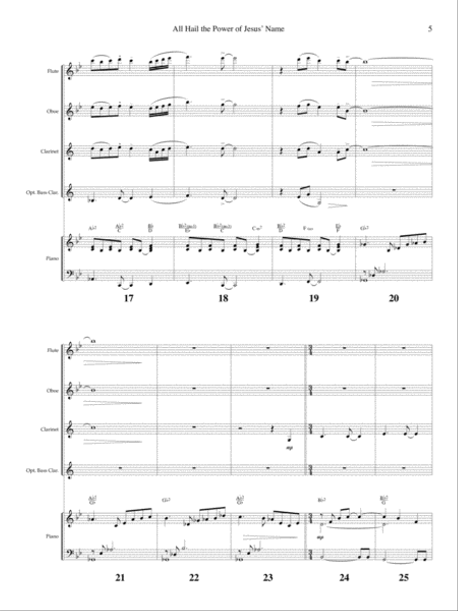 Creative Hymns for Woodwind Trio, Vol. 1 Woodwind Trio scores gallery preview page 4