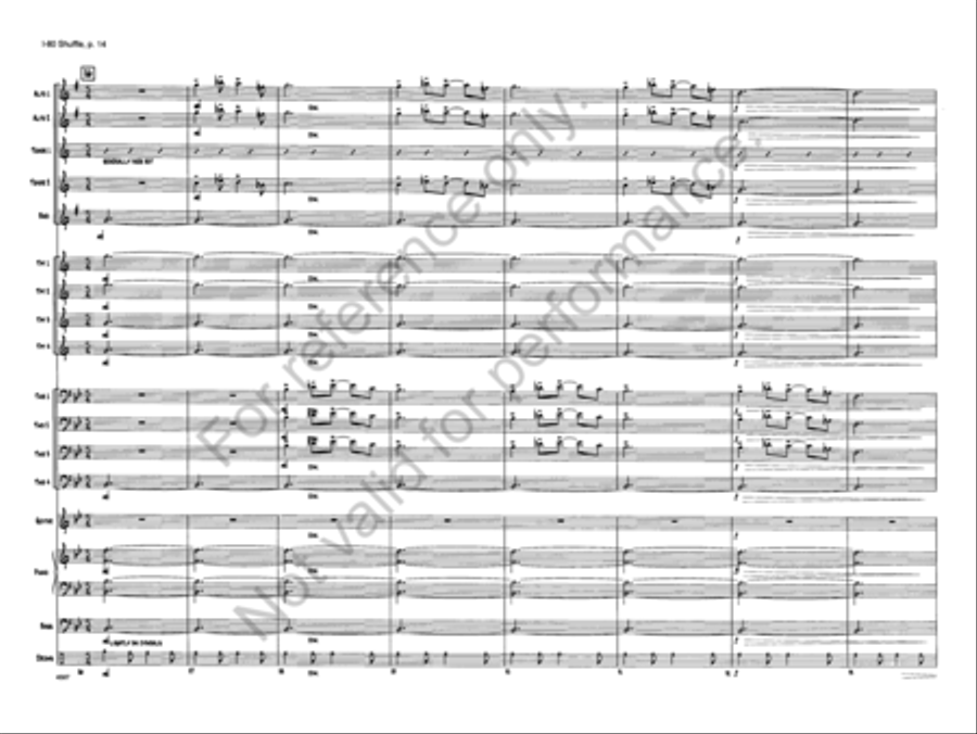 I-80 Shuffle I-80 Shuffle Jazz Ensemble scores gallery preview page 14