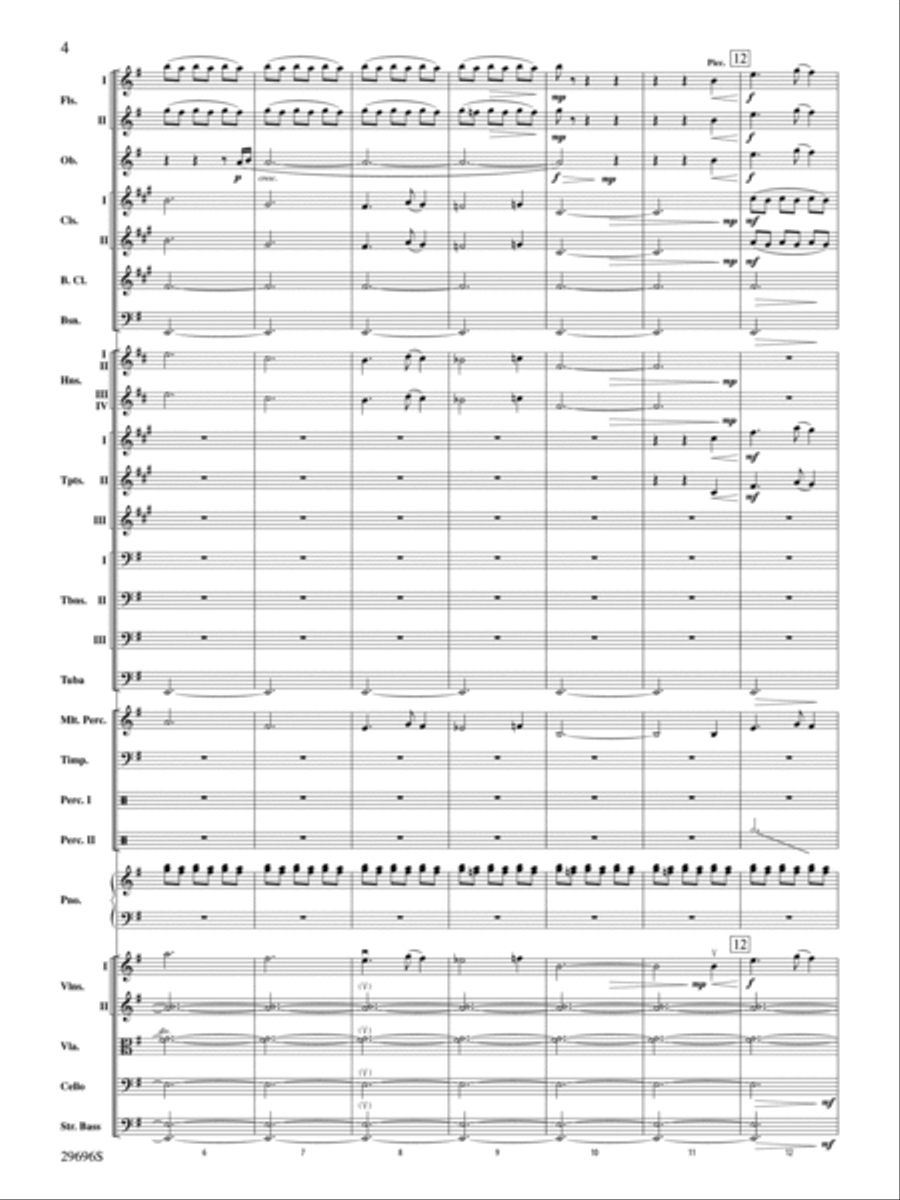 Concert Suite from Harry Potter and the Order of the Phoenix Full Orchestra scores gallery preview page 3