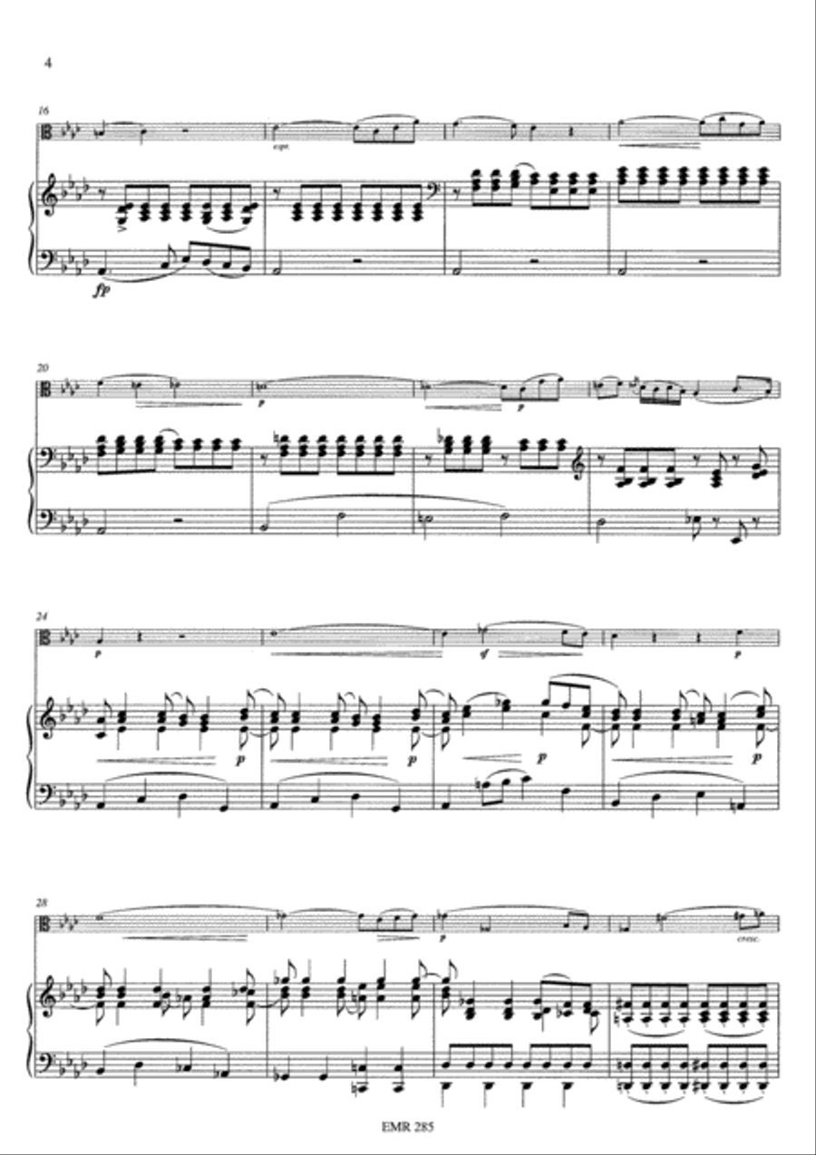 Introduction, Thema und Variationen Op. 102 Piano Accompaniment scores gallery preview page 4