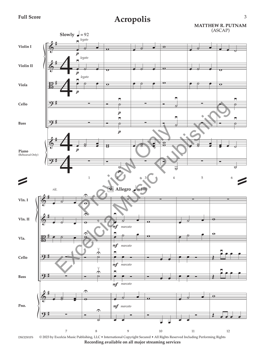 Acropolis String Orchestra scores gallery preview page 4