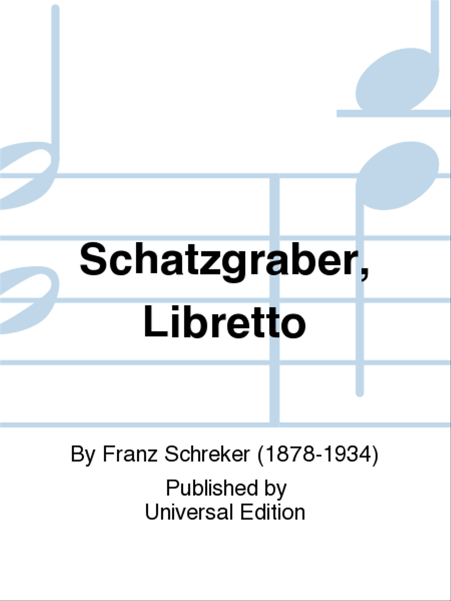 Schatzgraber, Libretto Libretti scores gallery preview page 1