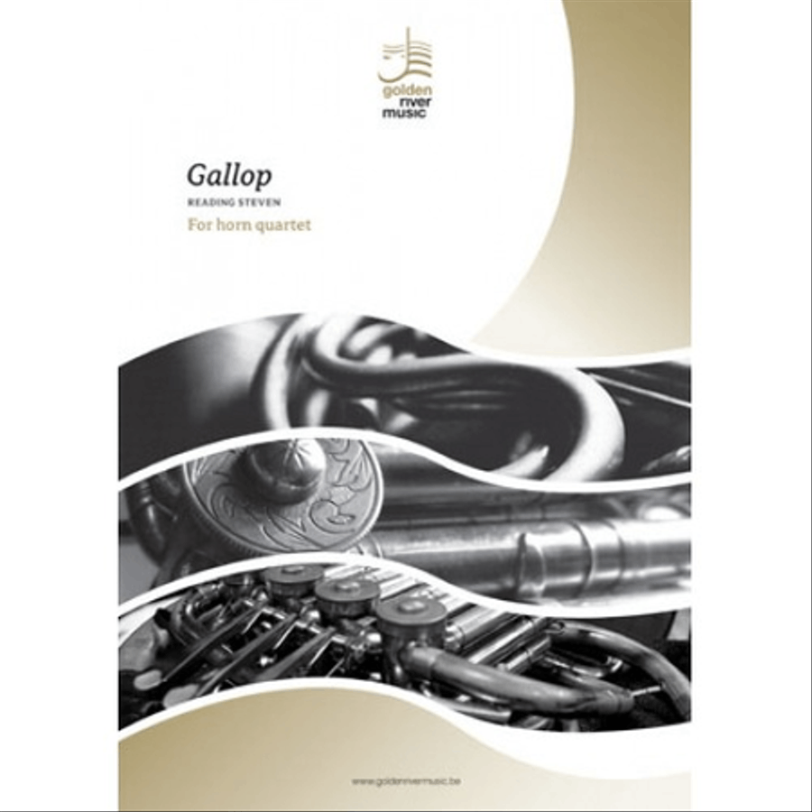 Gallop for horn quartet French Horn Quartet scores gallery preview page 1