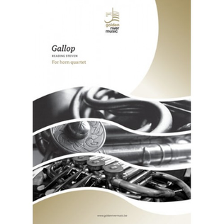 Book cover for Gallop for horn quartet