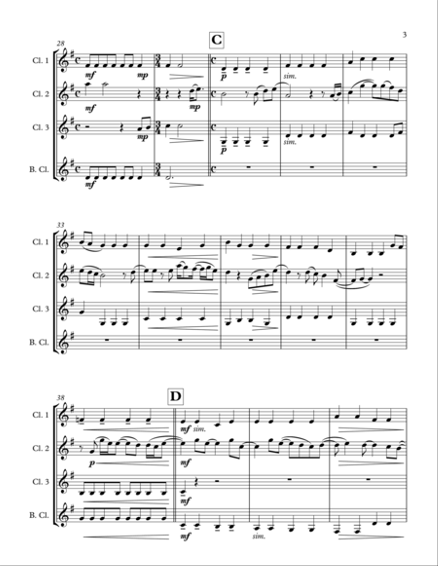 Hey Jude Hey Jude Woodwind Quartet scores gallery preview page 4