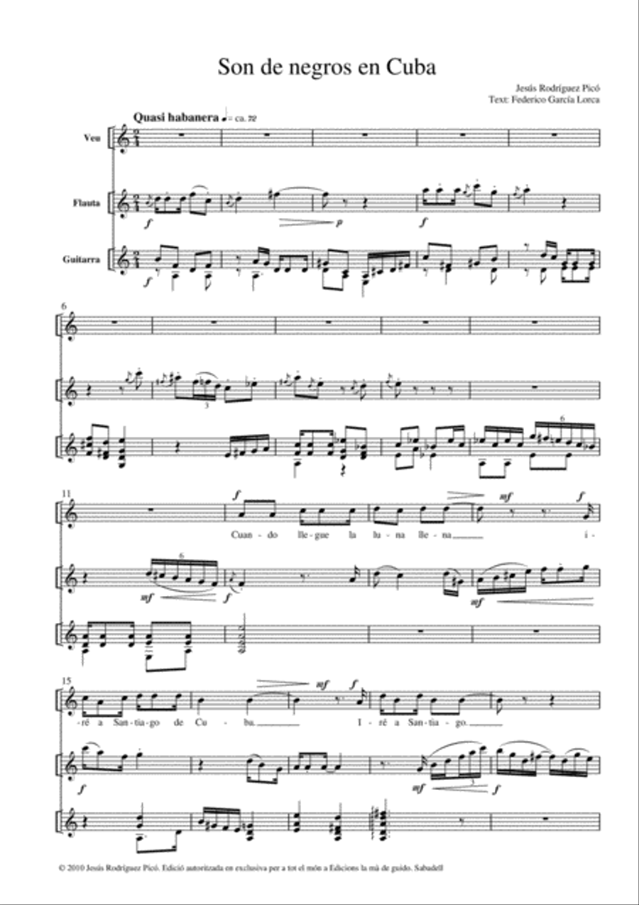 Son de negros en Cuba Small Ensemble scores gallery preview page 5
