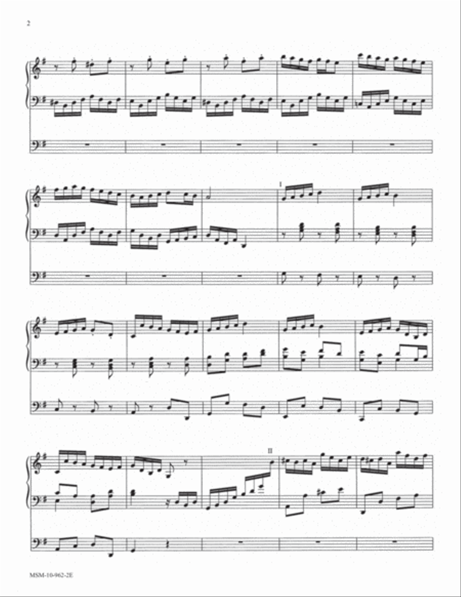 Ferland's Recessional Ferland's Recessional Organ scores gallery preview page 2
