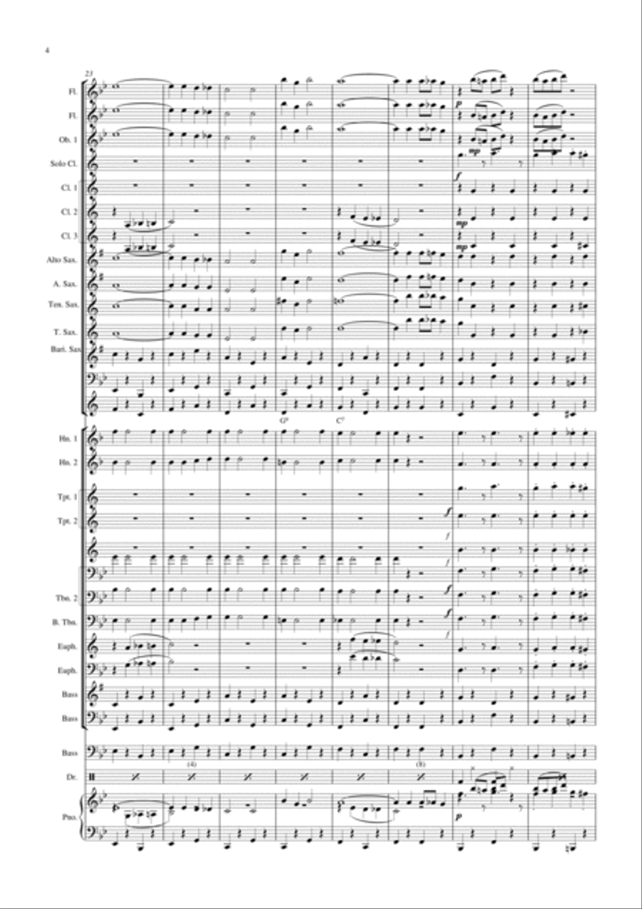 1920s Jukebox! Concert Band scores gallery preview page 4