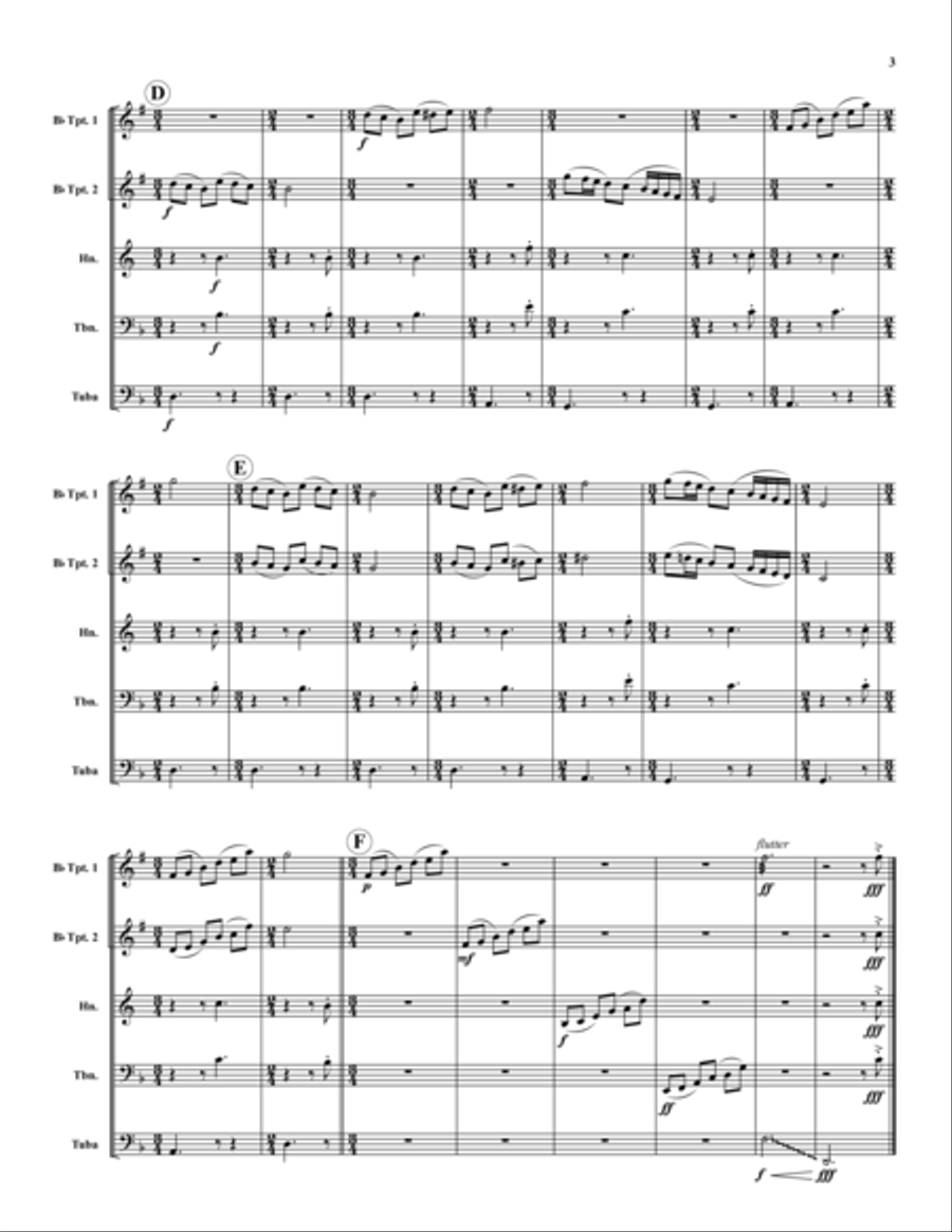 Scherzo Scherzo Brass Quintet scores gallery preview page 3