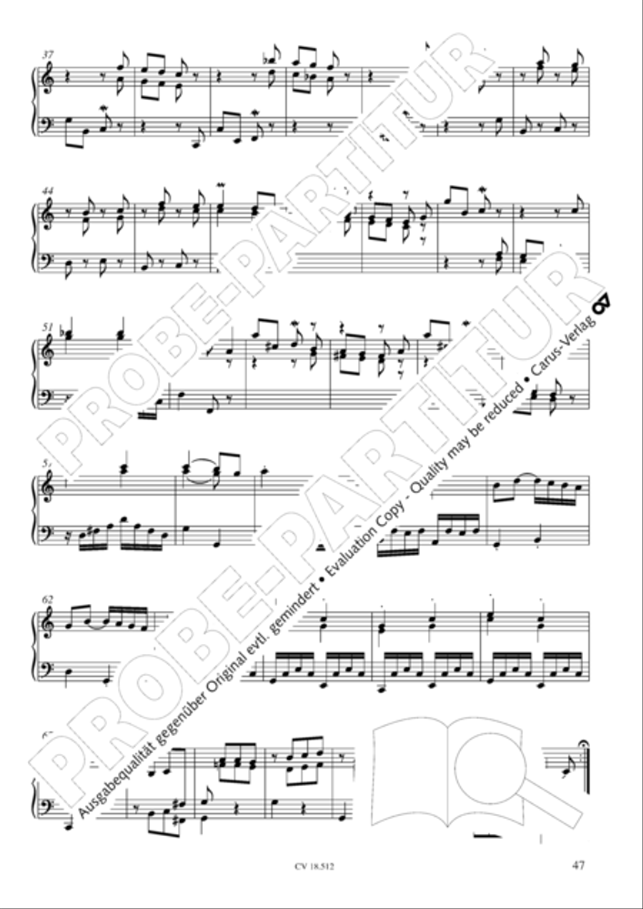 Six Suites Six Suites Harpsichord scores gallery preview page 48