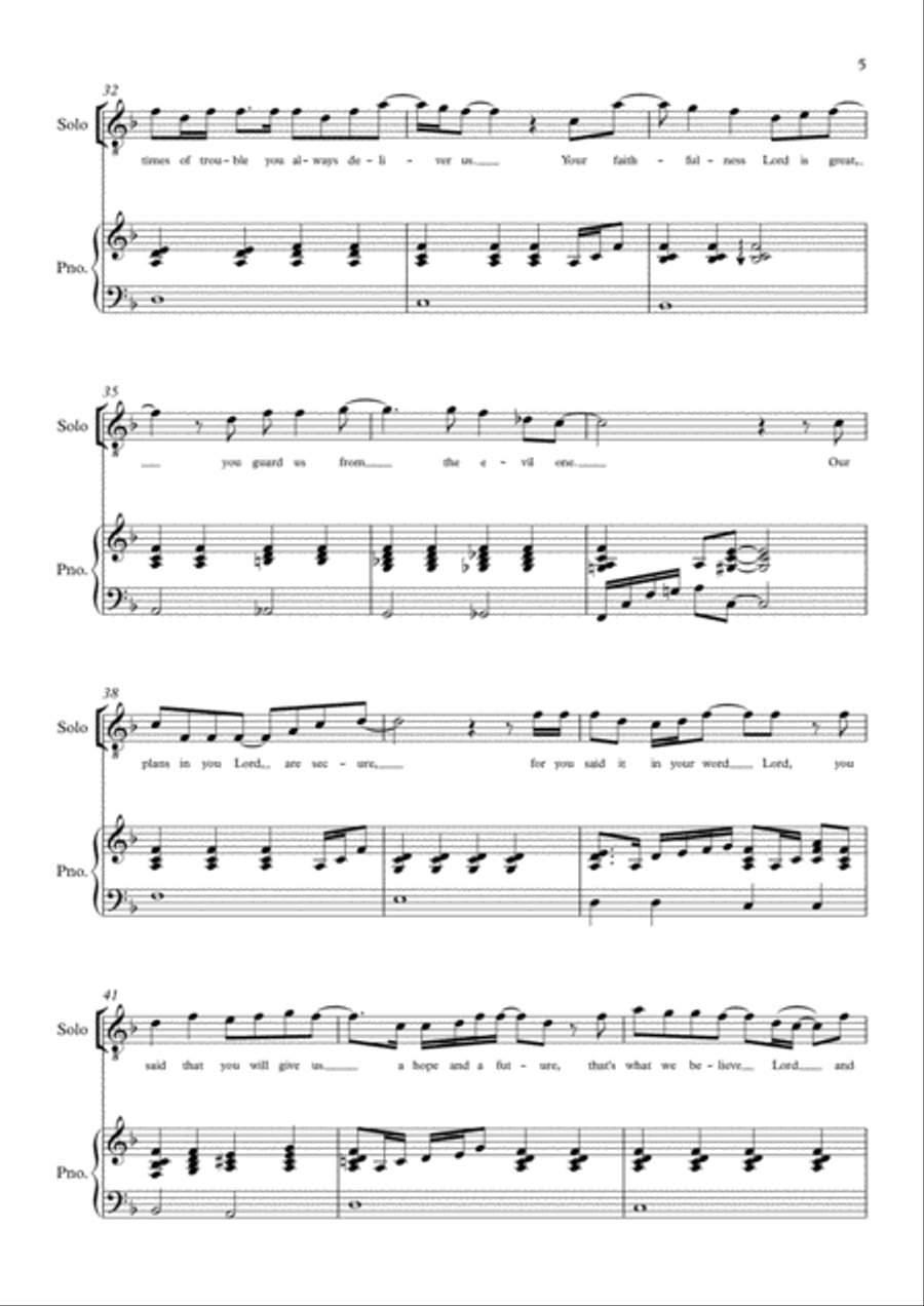 We bless your name - TTBB TTBB scores gallery preview page 5
