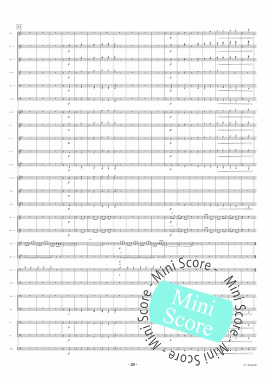 Feste Romane Concert Band scores gallery preview page 32