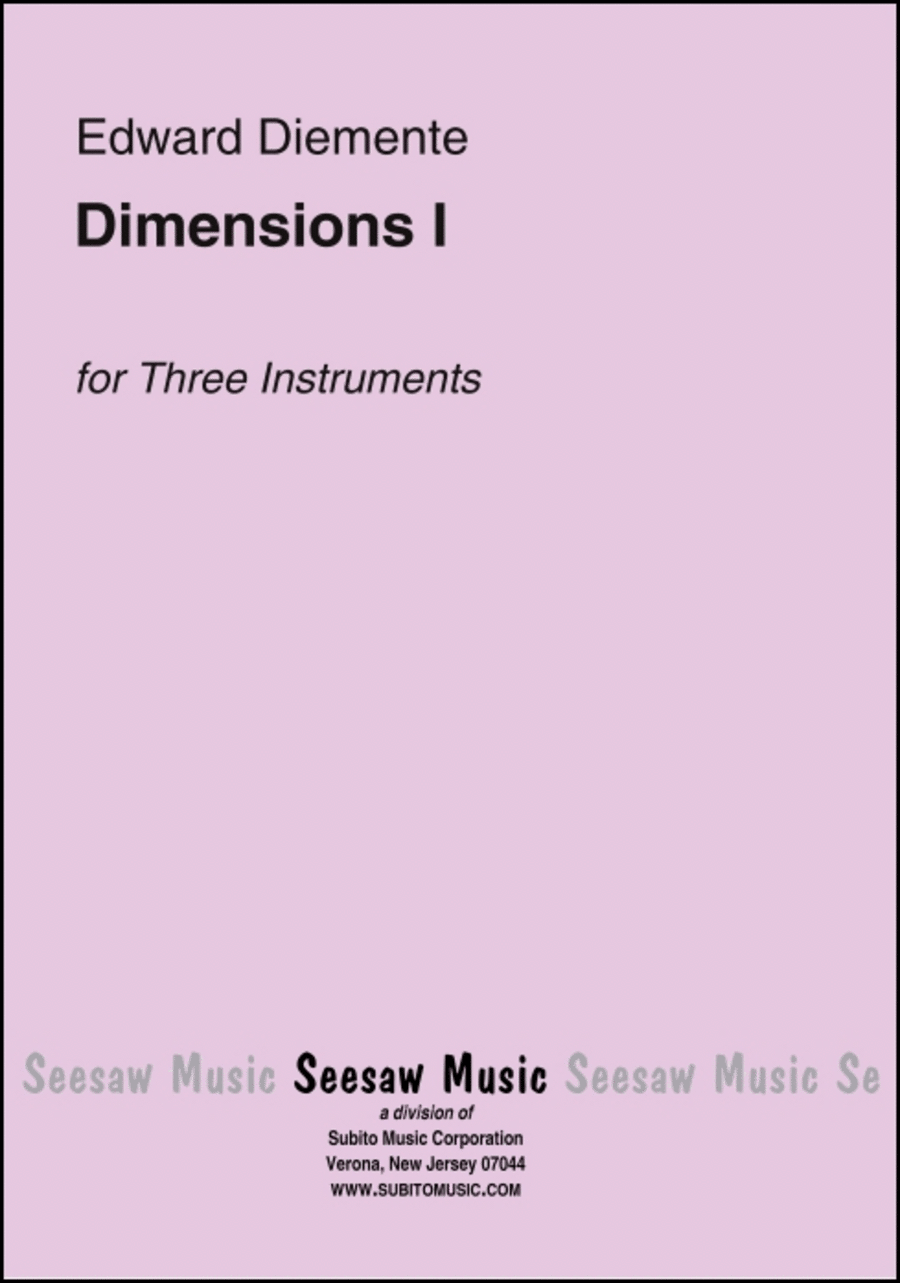 Dimensions I Score scores gallery preview page 1