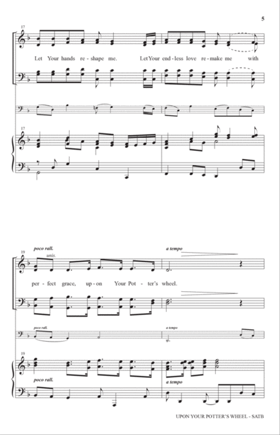Upon Your Potter's Wheel Upon Your Potter's Wheel 4-Part scores gallery preview page 4