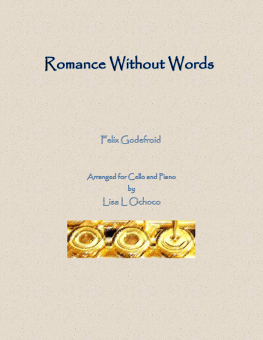 Romance Without Words for Cello and Piano Piano scores gallery preview page 1
