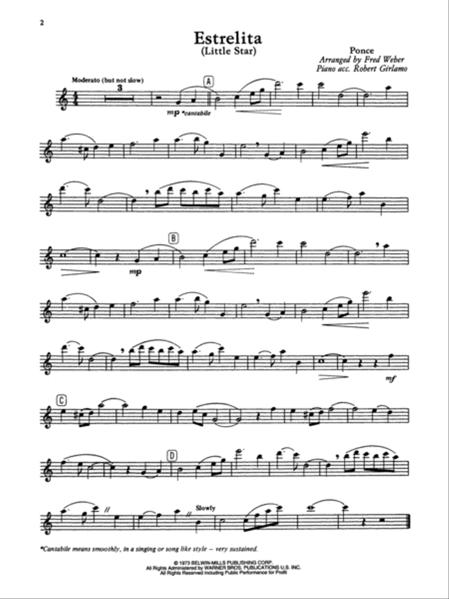 Solo Sounds for Flute, Volume 1