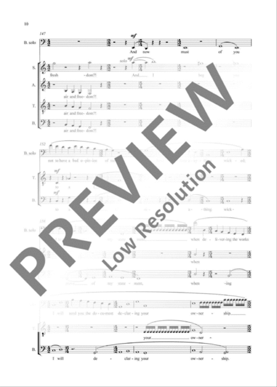 Schott and Sons, Mainz 4-Part scores gallery preview page 17