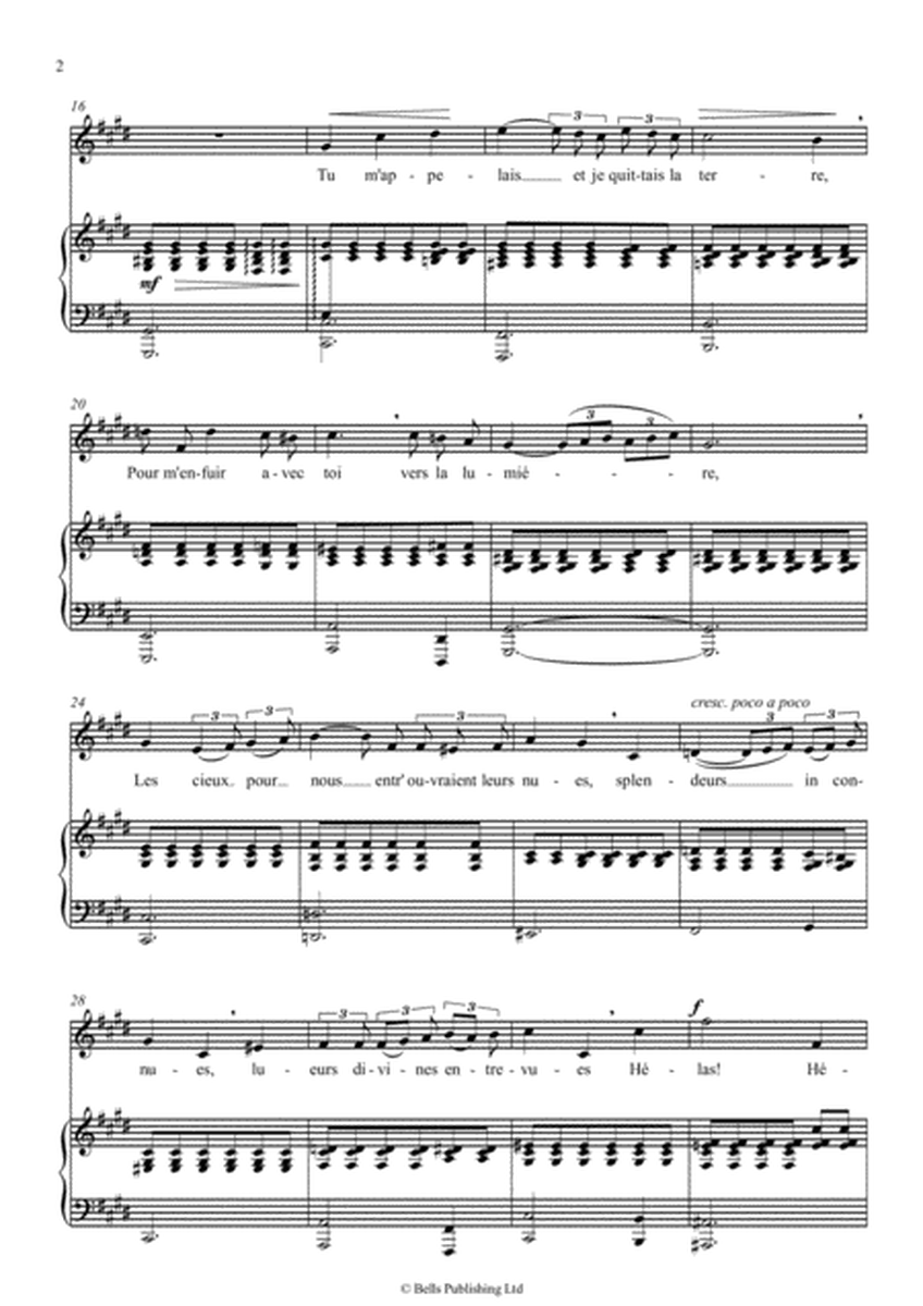 Apres un reve, Op. 7 No. 1 (B-flat minor)