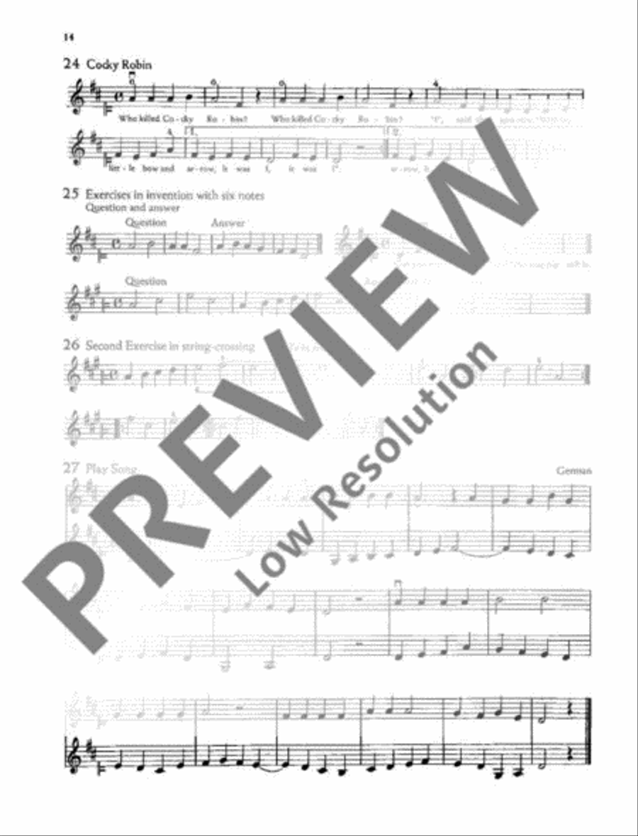 The Doflein Method Violin scores gallery preview page 15