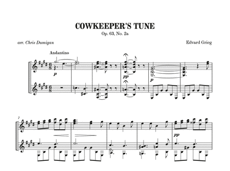 Cowkeeper's Tune, Op. 63