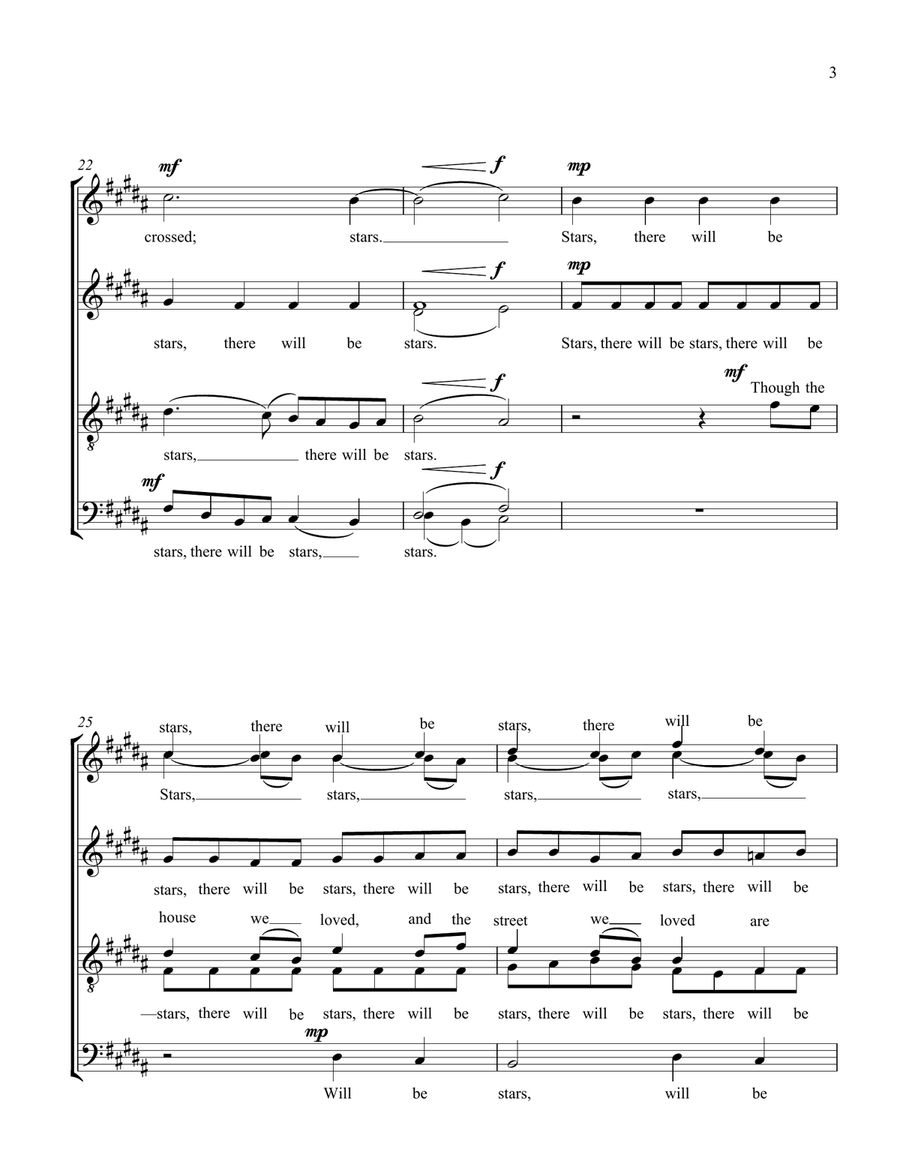 There Will Be Stars Divisi scores gallery preview page 3