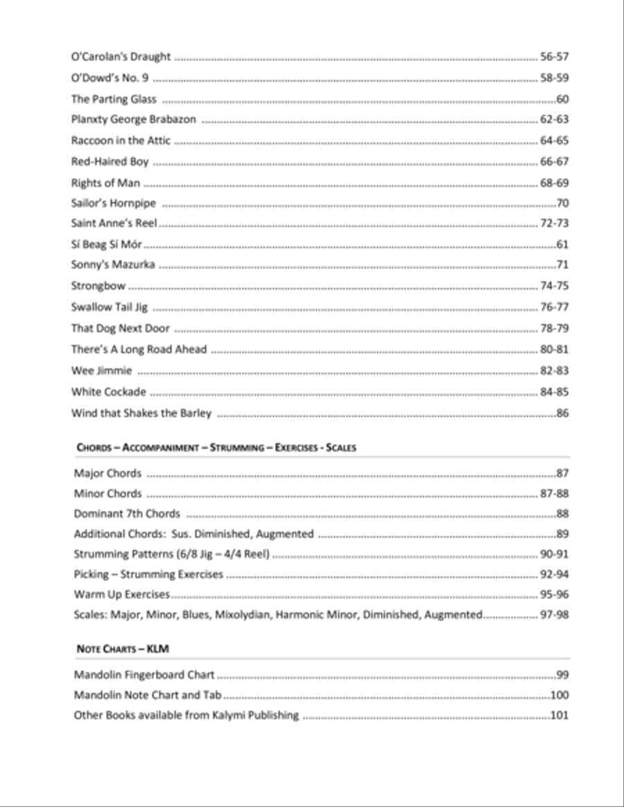 Celtic World Collection - Mandolin Mandolin scores gallery preview page 4