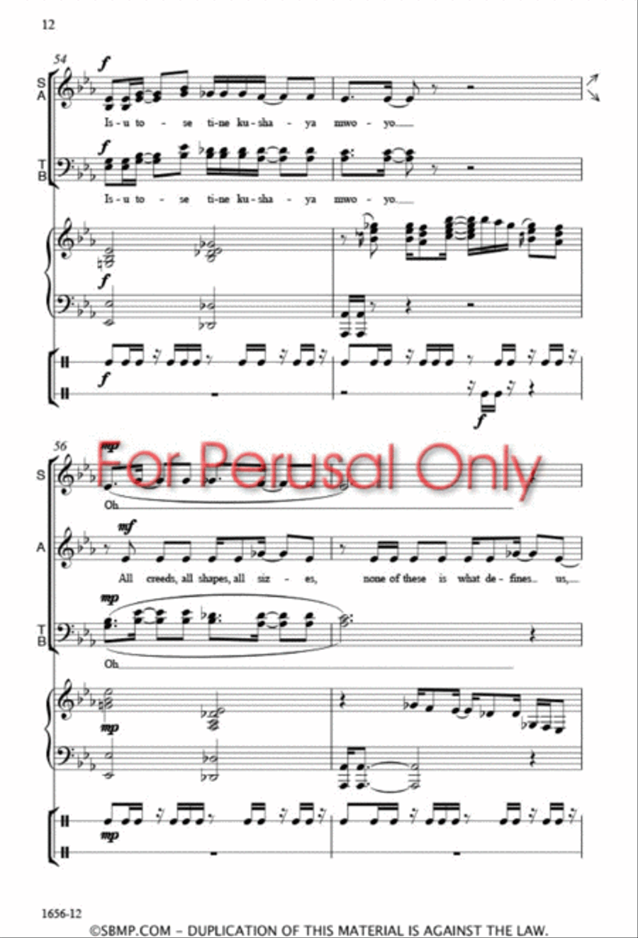 Heartbeat 4-Part scores gallery preview page 11