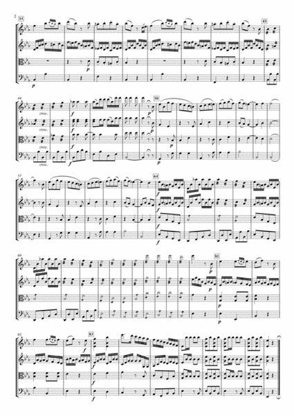 "Die Zauberflöte" for String Quartet, No.17, "Heil sei euch Geweihte" image number null