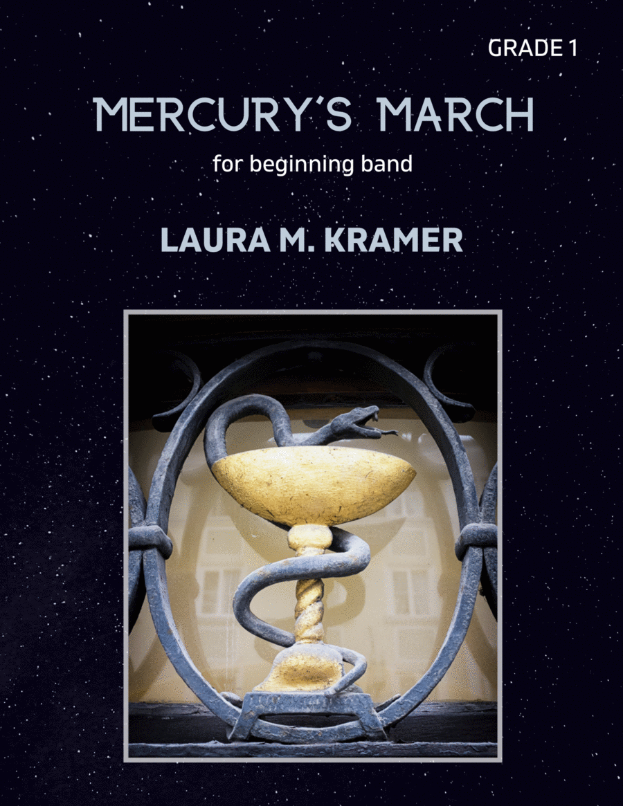 Mercury's March for beginning band (Grade 1) - includes both full and flex instrumentation Concert Band scores gallery preview page 1