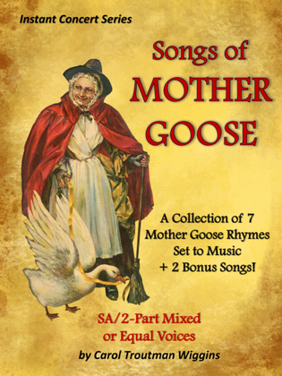 Book cover for Songs from Mother Goose Instant Concert Series (A Collection of 7 Mother Goose Rhymes Set to Music