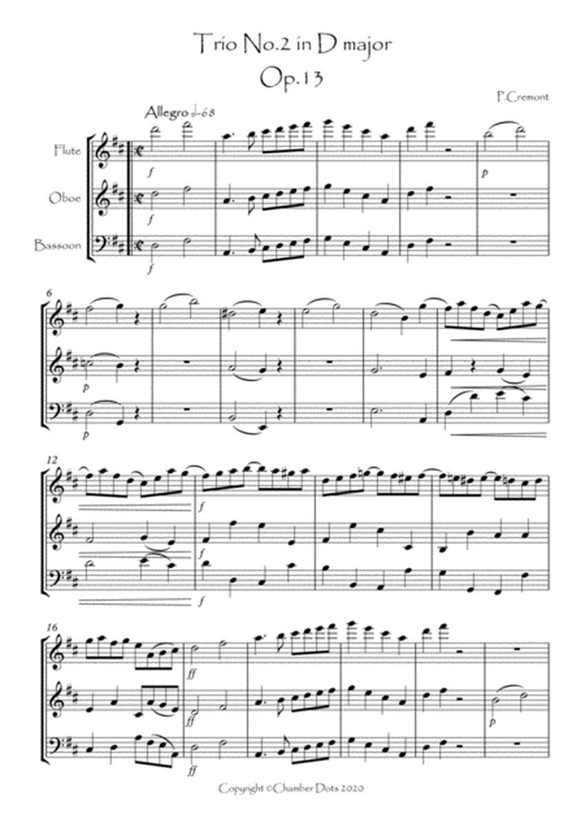 Trio No.2 in D Major Op.13 image number null