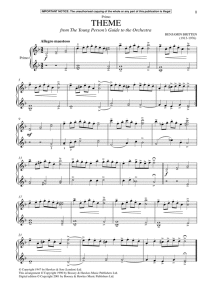Theme (from The Young Person's Guide To The Orchestra)