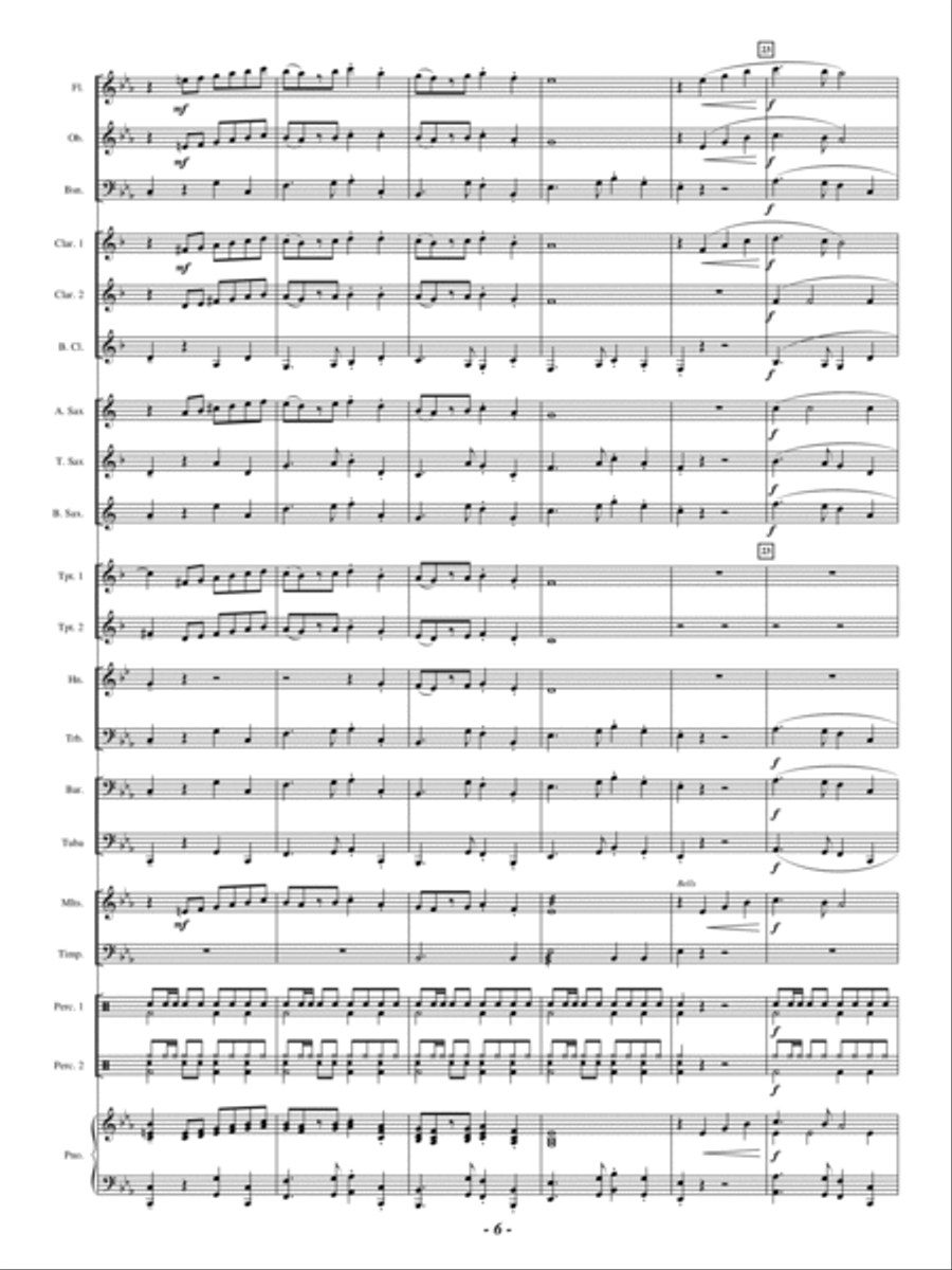 Danza Espanol Concert Band scores gallery preview page 5