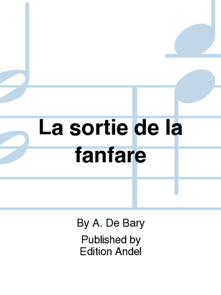 Book cover for La sortie de la fanfare