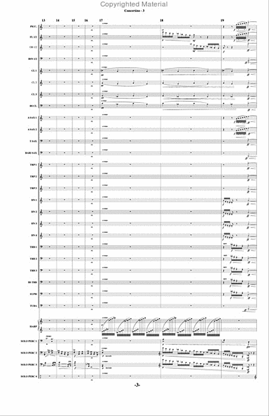 Concertino for 4 Percussion Concertino for 4 Percussion Concert Band scores gallery preview page 4