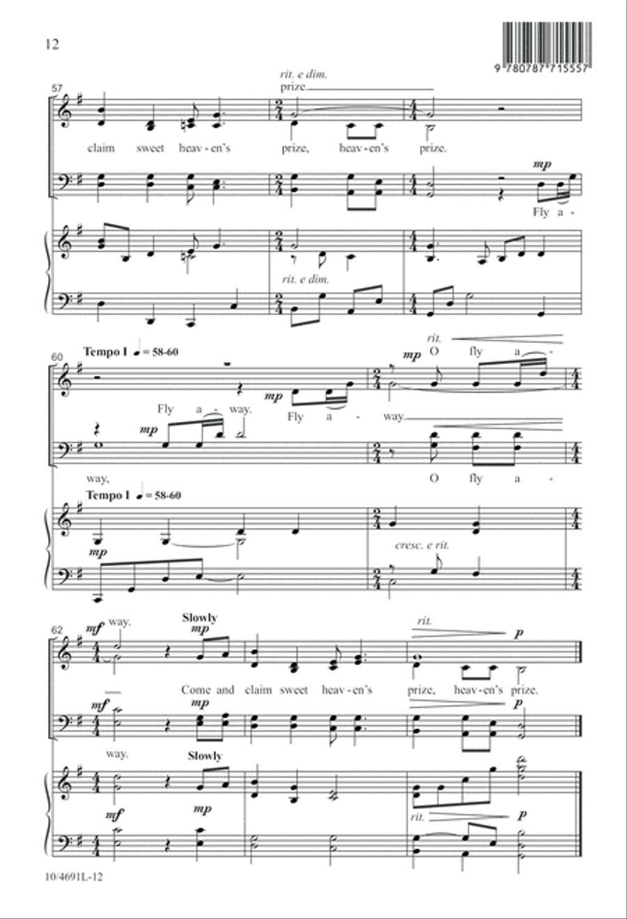 Fly Away Home 4-Part scores gallery preview page 12