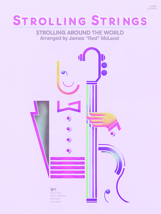 Book cover for Strolling Around the World - Violin