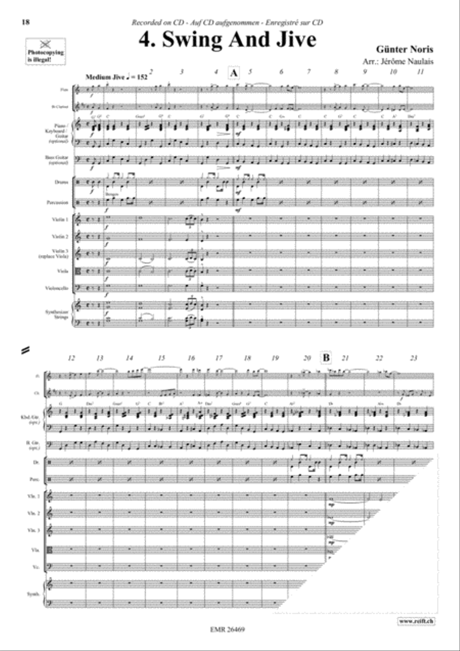 Let's Dance Volume 5 Let's Dance Volume 5 Woodwind Ensemble scores gallery preview page 6