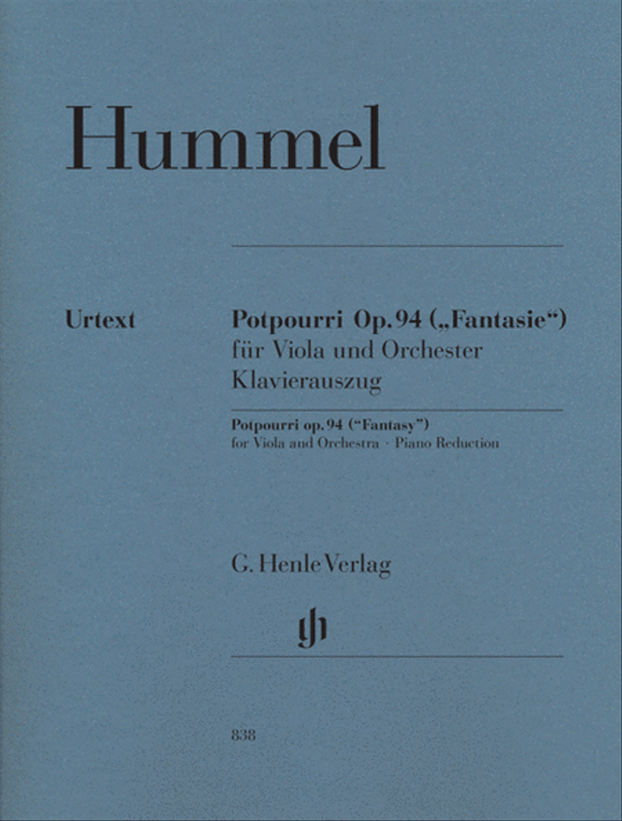 Potpourri Op. 94 (“Fantasy”) Piano Accompaniment scores gallery preview page 1