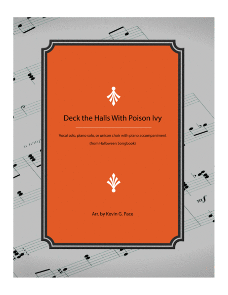 Deck the Halls with Poison Ivy - Halloween song Voice scores gallery preview page 1