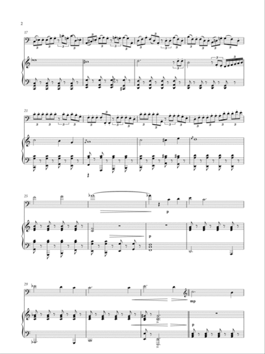 The girl and the toad (from Forest Frequencies II) Double Bass scores gallery preview page 3