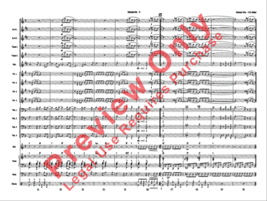 Mamma Mia---It's ABBA! Jazz Ensemble scores gallery preview page 7