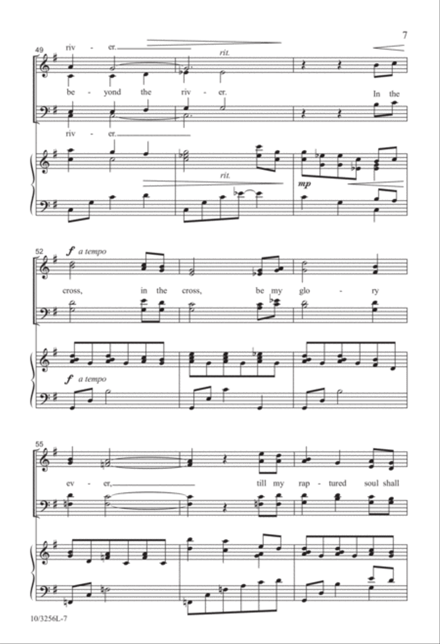 Near the Cross 4-Part scores gallery preview page 7