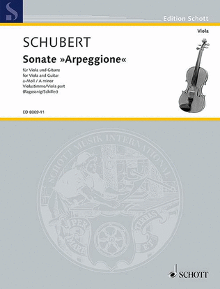Book cover for Sonata "Arpeggione"
