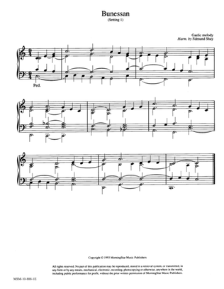Book cover for Bunessan (2 settings) (Hymn Harmonization)
