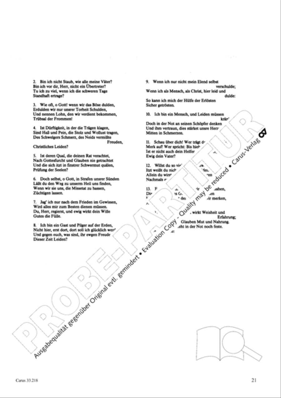 Geistliche Oden und Lieder (Gellert) Collection / Songbook scores gallery preview page 16