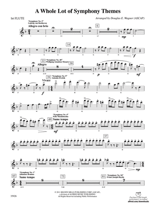 A Whole Lot of Symphony Themes: Flute
