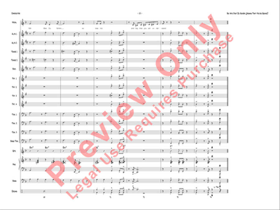 Bei Mir Bist Du Schon (Means That You're Grand) Jazz Ensemble scores gallery preview page 11