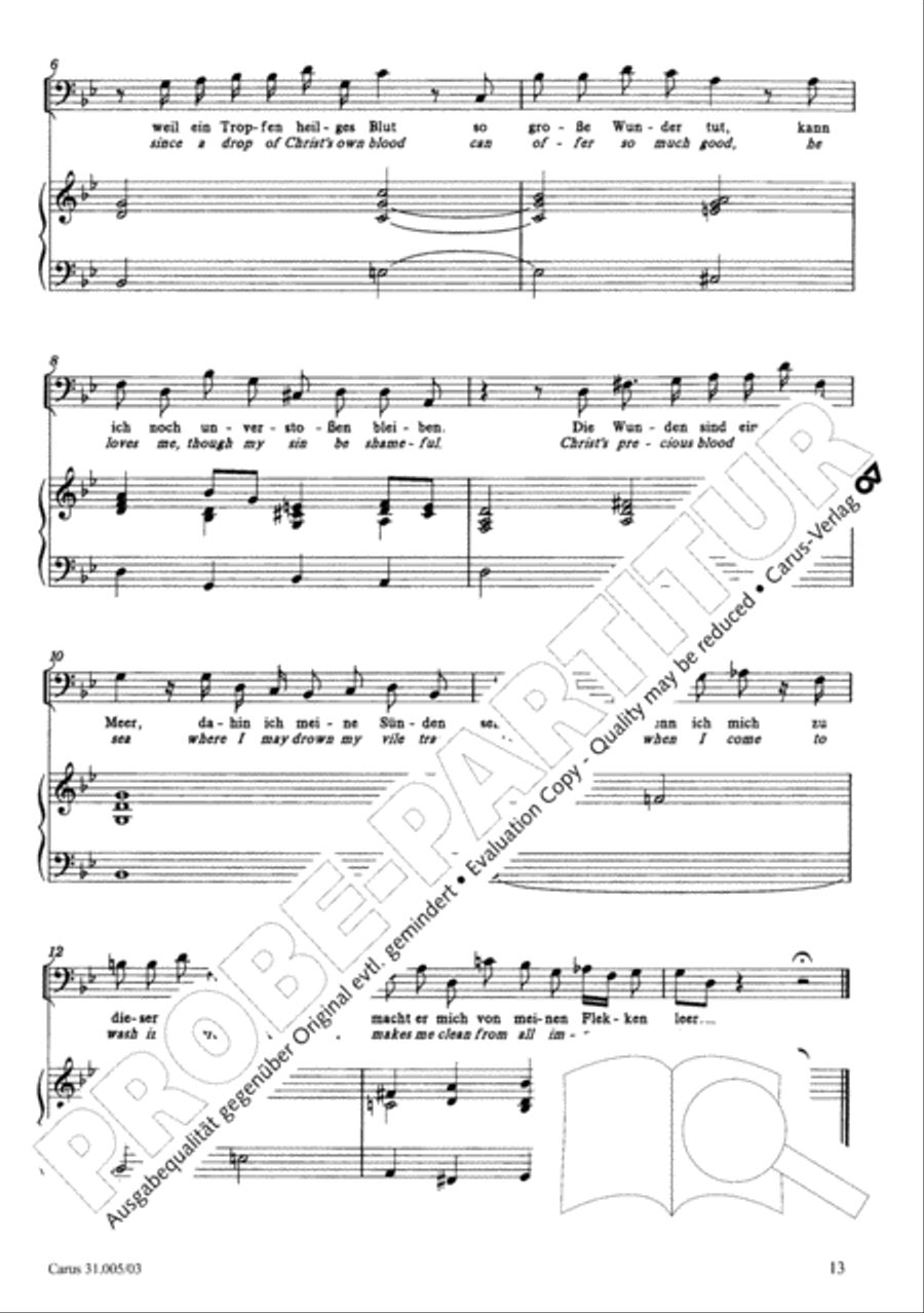 O where shall I now go (Wo soll ich fliehen hin) 4-Part scores gallery preview page 14